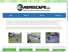 Tablet Screenshot of fabriscape.com